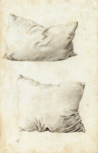 Studien von Kissen von Edward Burne Jones